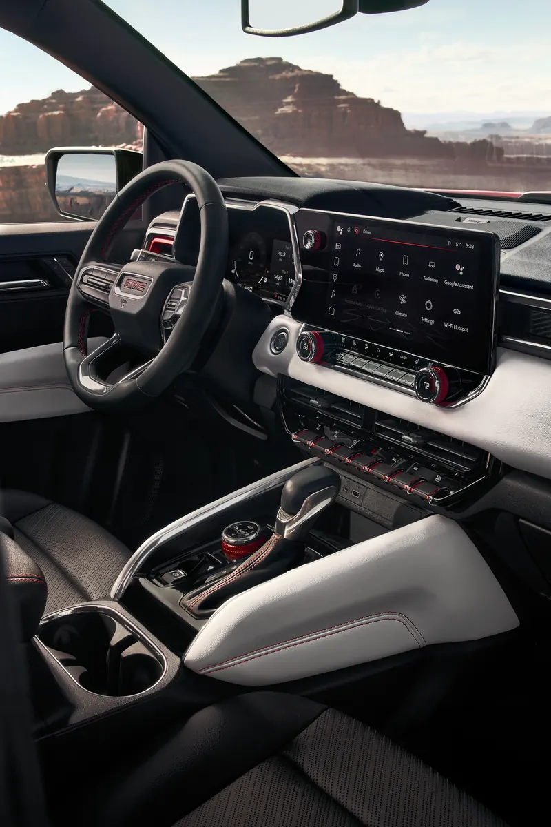 2026 GMC Canyon infotainment system at Al Serra Buick GMC in Grand Blanc MI